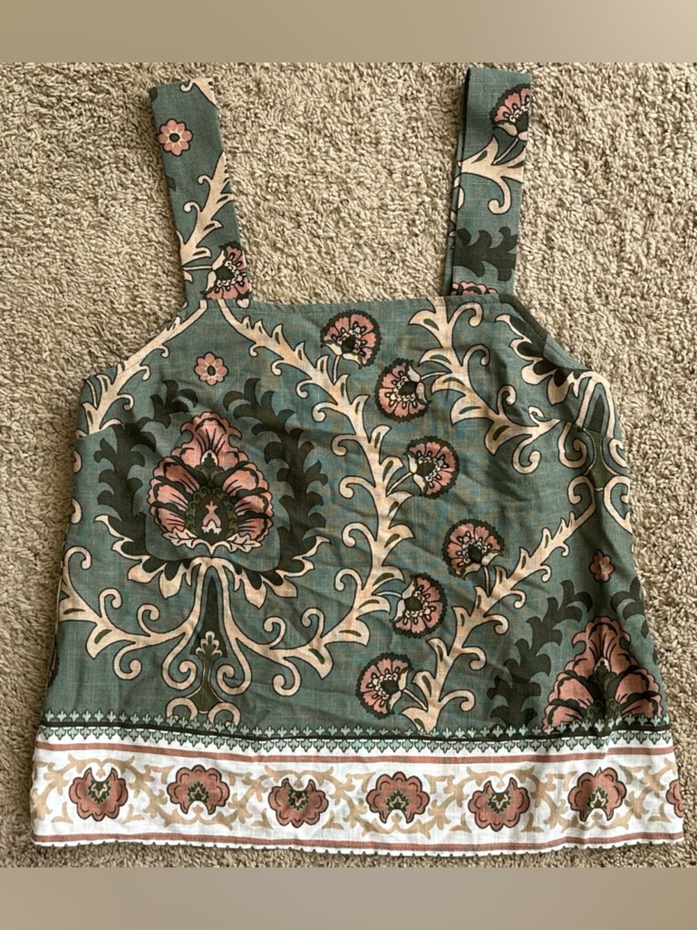 Sanctuary Button Back Cami in Mezzo Sage
